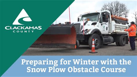 Preparing For Winter With The Snow Plow Obstacle Course Youtube