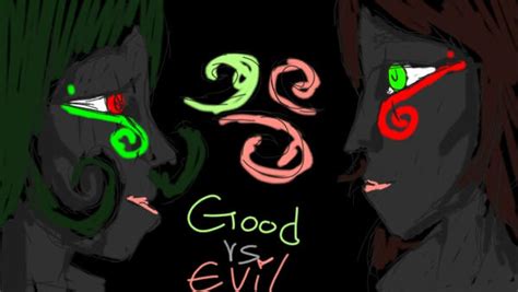 Good Vs Evil By Annonamart On Deviantart