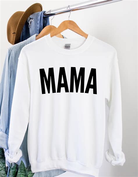 Mama Sweatshirt Mom Sweatshirt Mom Sweater Mothers Day Etsy