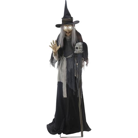 Morris Costumes Lunging Haggard Witch Animated Prop Halloween Outdoor