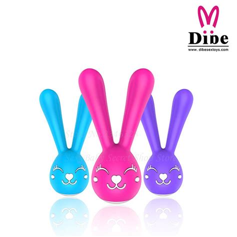 2017 dibe waterproof silicone rabbit vibrators nipple massager g spot clitoris stimulator 6