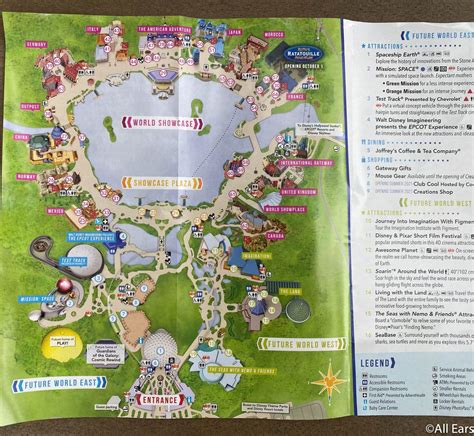 Epcot Attractions Map