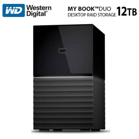 Wd 12tb My Book Duo Desktop Raid Usb 31 External Hard Drive Computer