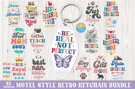 Motel Keychain Quotes Svg Bundle Graphic By Atelier Design · Creative