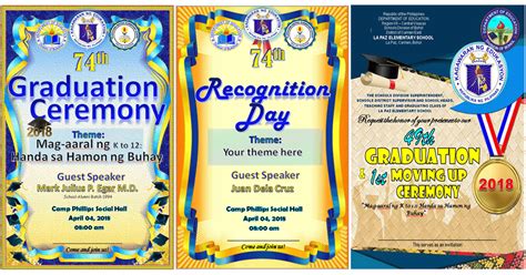 Recognition And Graduation Program Covers