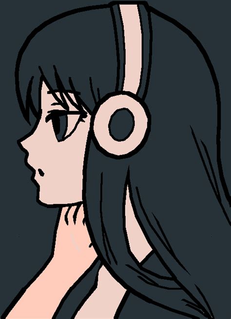 Anime Girl Headphones 