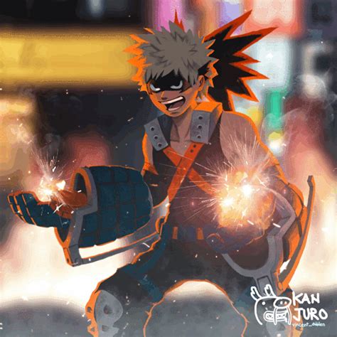 Katsuki Bakugou Animated  By Va2o On Deviantart