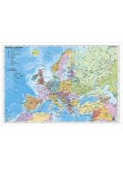 Landkarte EUROPA Physisch Mit Leisten 95 X 66 Cm