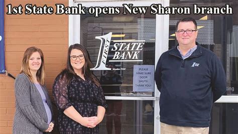 1st State Bank Announces New Sharon Branch Expansion Hometown Press