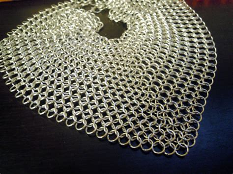Chain Mail Mens Collar Gorget Coif Etsy