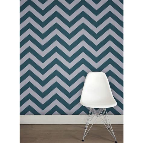 Teal Zee Teal Removable Wallpaper Teal Temporary Wallpaper