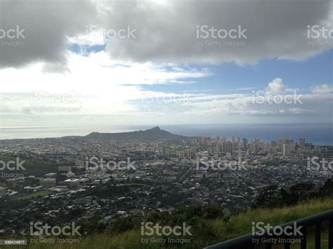 Aerial View Of Honolulu Hawaii Stock Photo Download Image Now