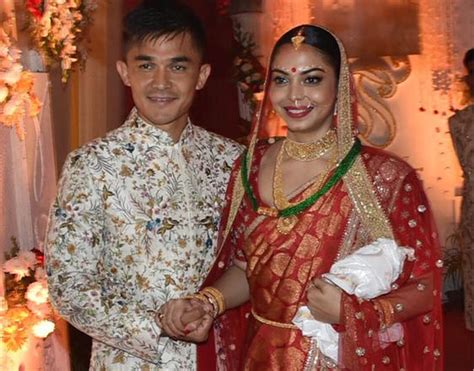 Sunil Chhetri Sunil Chhetri Weds Sonam Bhattacharya In Kolkata Dgtl Anandabazar
