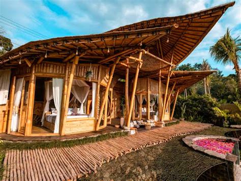 Inspirasi Desain Rumah Bambu Tradisional Modern Dan Semi Permanen