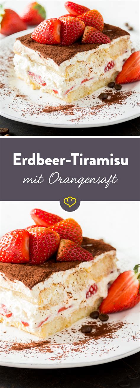 In einer rühr schüssel butter, zucker, vanillezucker… Erdbeer-Tiramisu mit Orangensaft - süßer Sommer! | Rezept ...