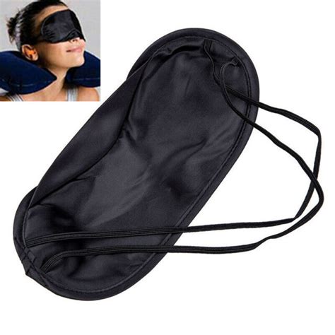 Black Eye Mask Sleep Blindfold Cover Travel Wholesale Shade 10pcs Eye Mask Ebay