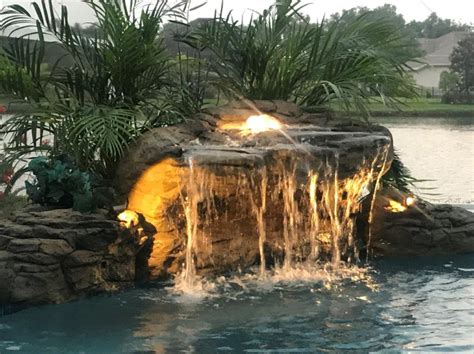 The Bahama Falls Complete Swimming Pool Waterfall Kit