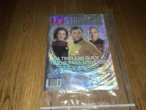 2002 tv guide star trek 35th anniversary pull out poster hologram cover for sale scienceagogo