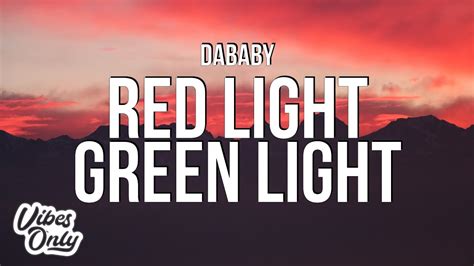 DaBaby Red Light Green Light Lyrics YouTube