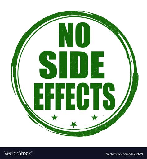 No Side Effects Grunge Rubber Stamp Royalty Free Vector