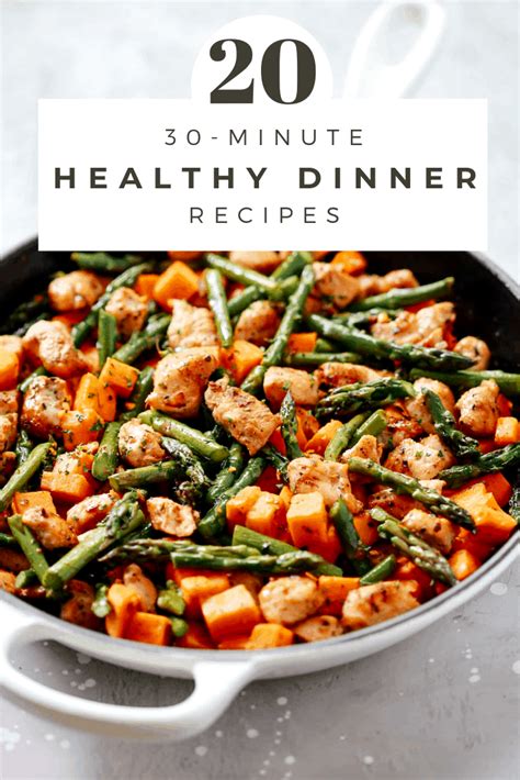 This pantry staple is packed with vitamins and minerals and is rich in protein, amino acids, and healthy fats. Dinner Ideas for Tonight - 20 Healthy 30 Minute Meals ...