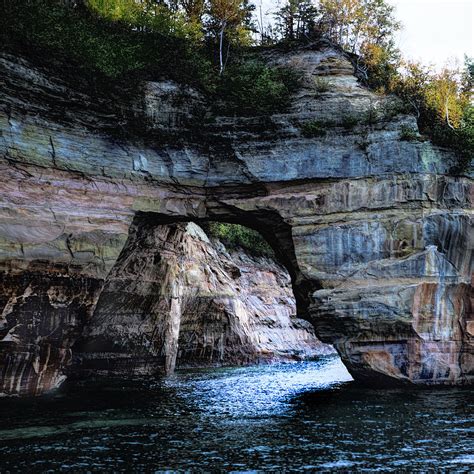 The Arch Of Pictured Rocks Michigan Photograph By Evie Carrier Fine