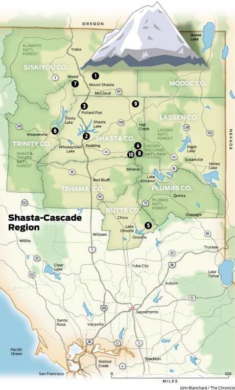 Shasta Cascade Regions Overlooked Natural Wonders Shasta Cascade