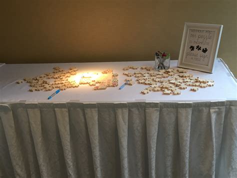 From as low as $11.99 get started ». Puzzle Piece Wedding Guest Book | Albany Wedding DJ, Sweet ...