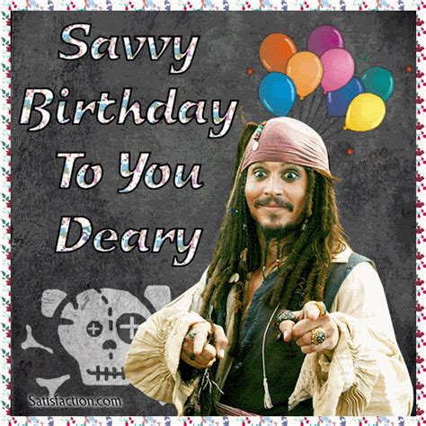 Birthday Greetings Captain Jack Sparrow Happy Birthday Images Johnny Depp Birthday Jack Sparrow