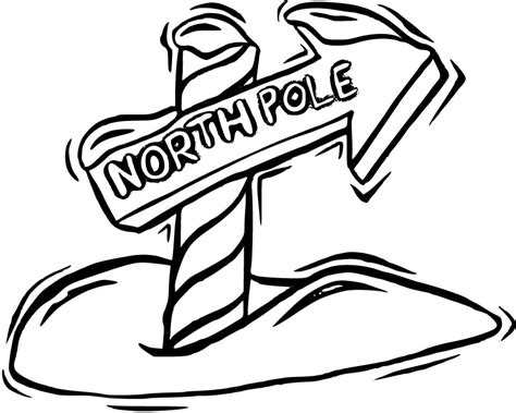 North Pole Free Coloring Page Download Print Or Color Online For Free