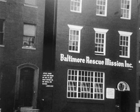 History Baltimore Rescue Mission Sharing Gods Love With The Least