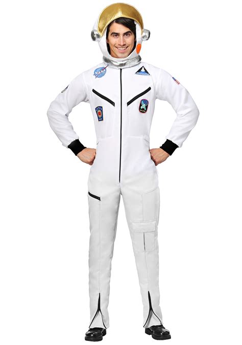 White Astronaut Jumpsuit Adult Plus Size Costume Astronaut Costumes