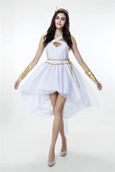 Greek Goddess White Greek Goddess Dress Adult Sexy Costume Halloween