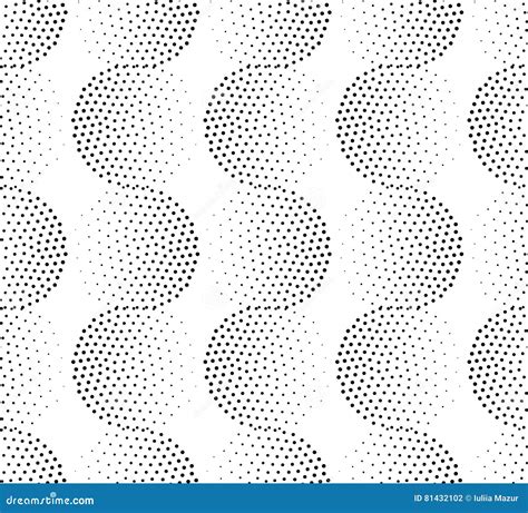 Vector Geometric Seamless Pattern Repeating Abstract Dots Stock Vector