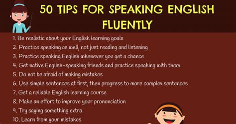 How To Speak English Fluently 50 Simple Tips 7esl