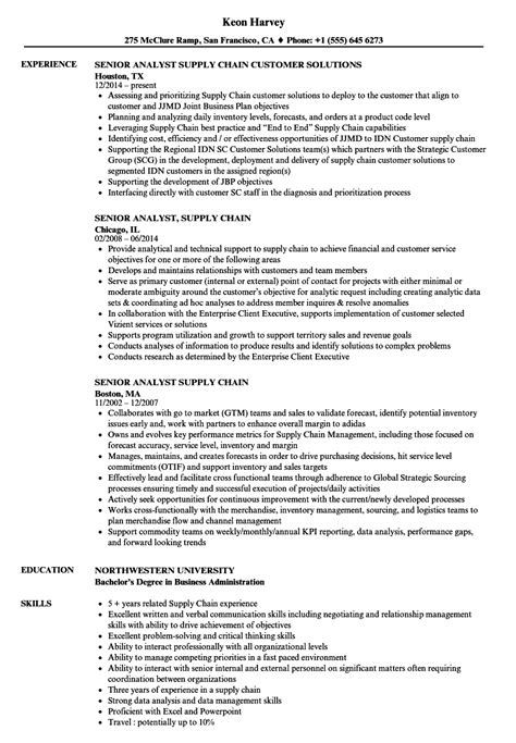 Download and customize our resume template to land more interviews. Supply chain analyst resume objective examples January 2021