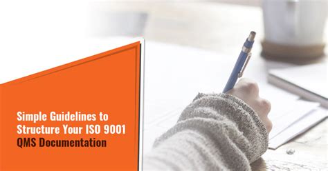 Guidelines To Structure Your Iso 9001 Qms Documentation