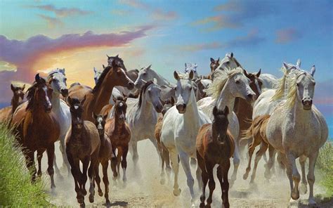 Galloping Horses 3840x2400 Wallpapers Hd 9274