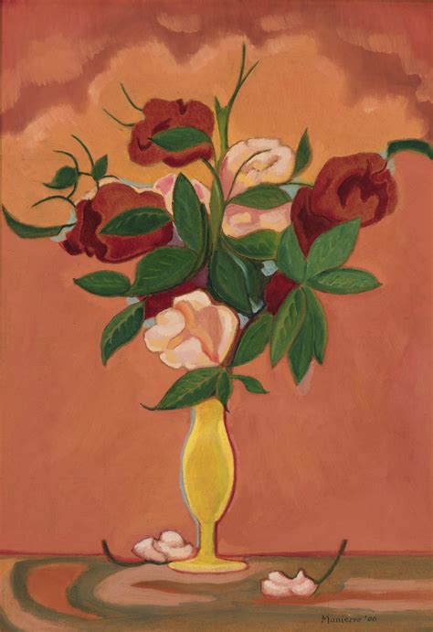 Manierre Dawson Flowers In A Yellow Vase 1906 Menconi And Schoelkopf