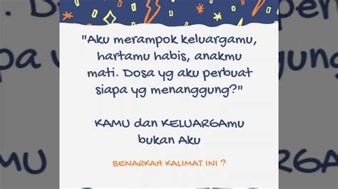 Oleh sebagian orang dan ia akan mendapat pahala besar karena kebaikan niatnya dan pengangungannya pada. Dosa dan Pahala vs Pengampunan - YouTube