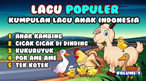 Kompilasi Lagu Anak Balita Indonesia Volume 1 Youtube