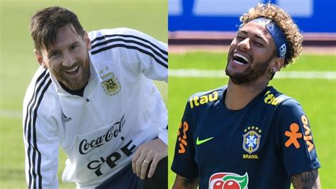 Messi And Neymar Neymar Says Lionel Messi Is His Idol Football