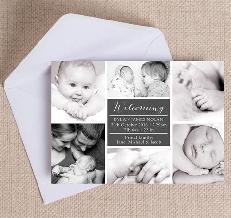 We did not find results for: Classic Collage Photo Birth Announcement Card from £0.80 each