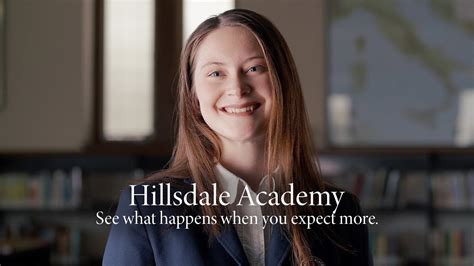 See What Happens When You Expect More Hillsdale Academy Youtube