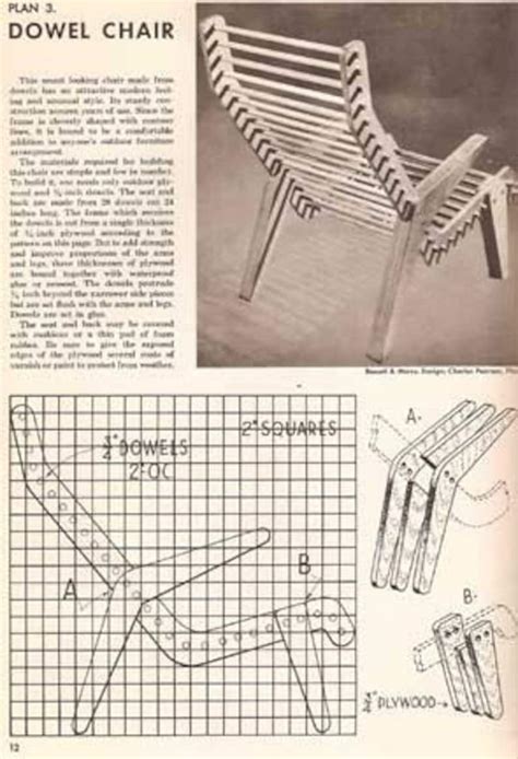 1953 Mid Century Modern How To Build Outdoor Furniture Design Etsy