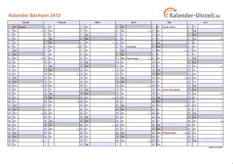 Kalender 2004 bis kalender 2024 gratis und werbefrei zum download. Feiertage 2012 Sachsen + Kalender