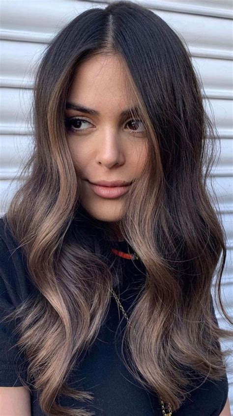 50 Stylish Brown Hair Colors And Styles For 2022 Espresso Brown With Light Cool Brown