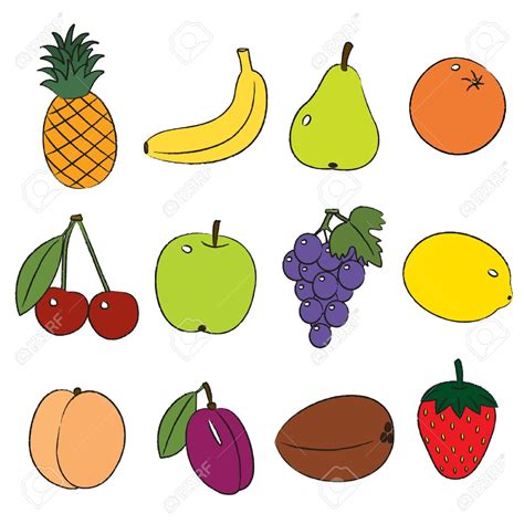 5 Fruits Clipart Preview Fruit Clipart Hdclipartall