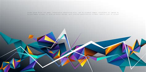 Vector 3d Geometric Polygon Linetriangle Pattern Shape For Wallpaper Or
