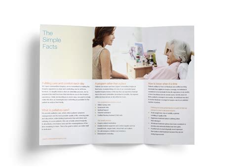 Community Hospice Group Brochures Rain Visual Strategy Design